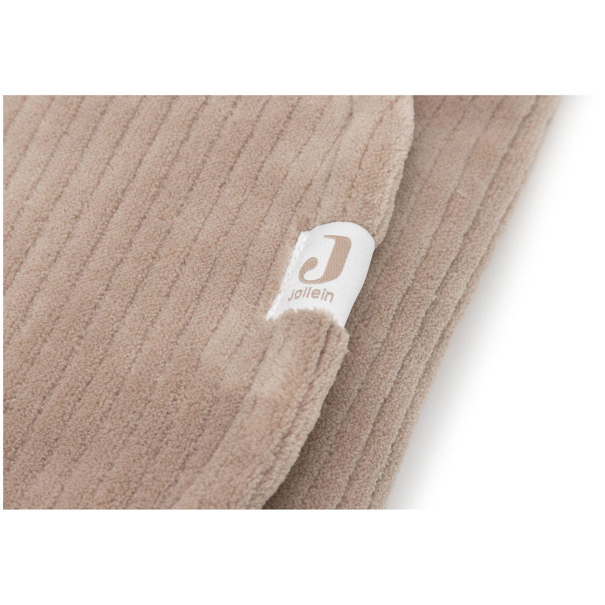 JolleinJollein   Einschlagdecke für Babyschale cloudy rib milky coffee
