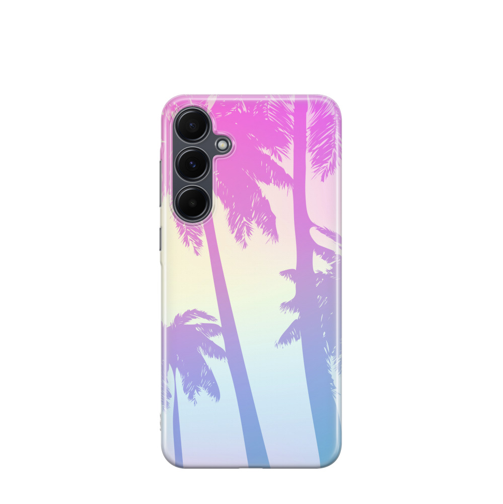 Samsung Galaxy A55 Gummi Hülle Abendhimmel im Süden - Versch. Farben