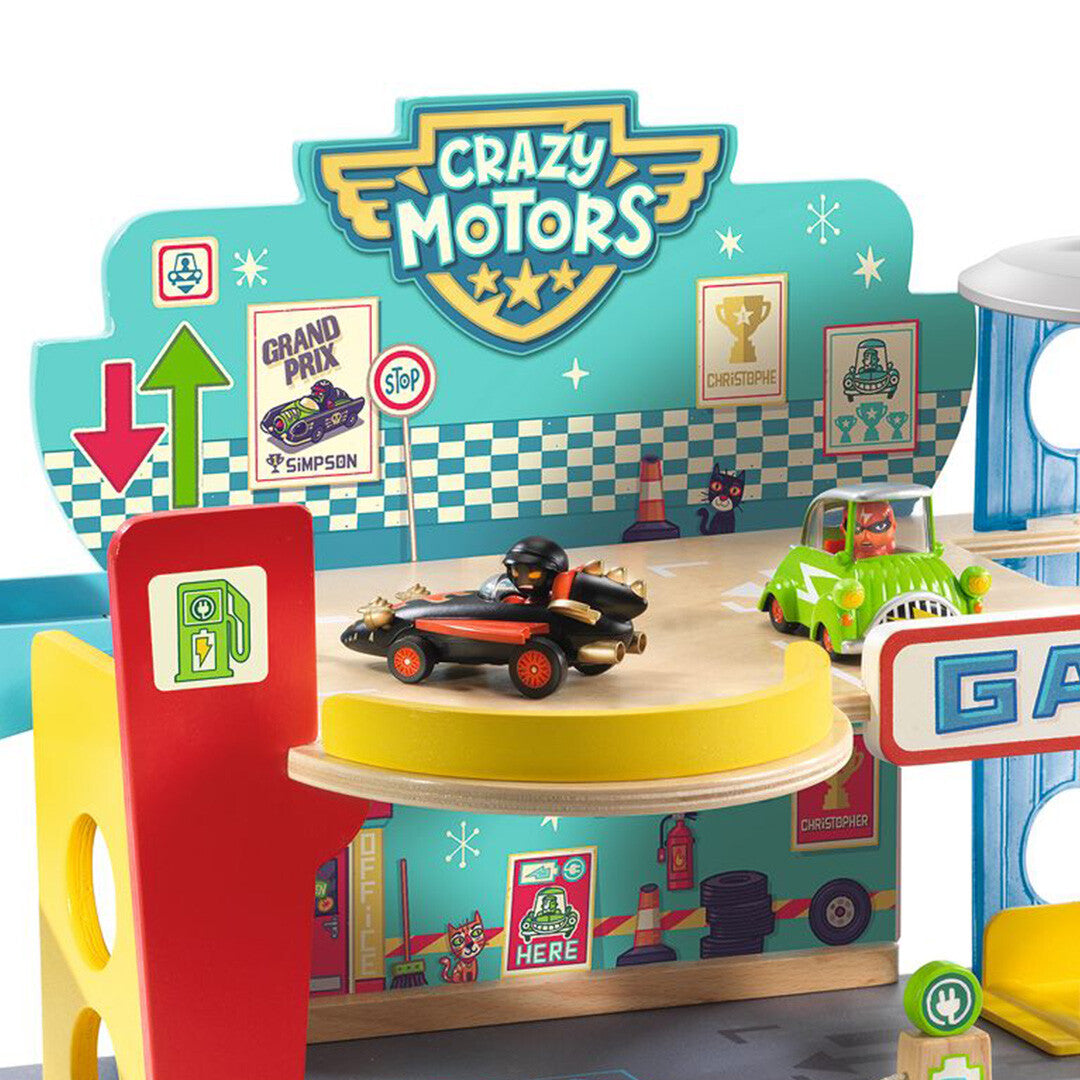 Djeco crazy motors garage
