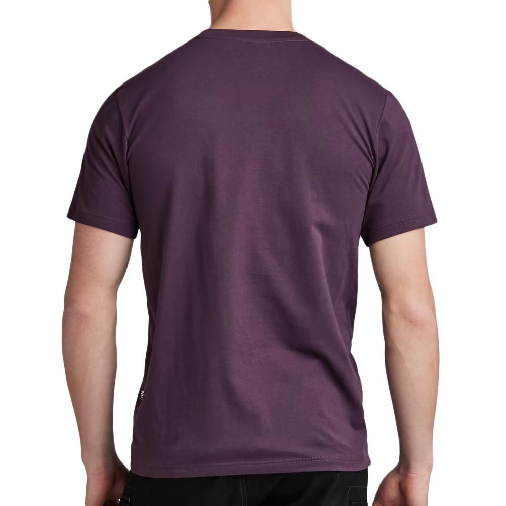 T-shirt Violet Homme G-Star Raw Poem