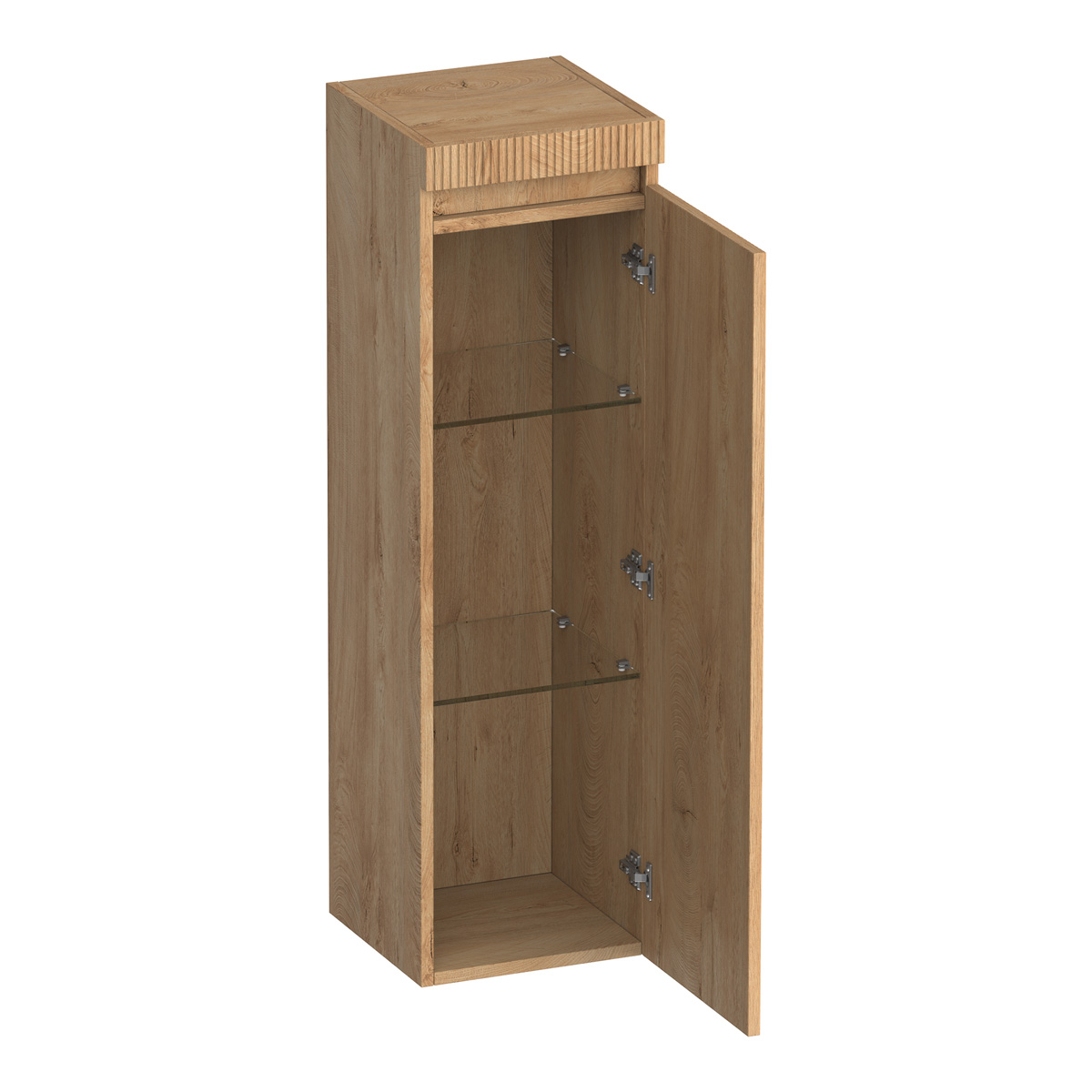 Brauer Joy Wavy kolomkast ribbelfront 120cm rechtsdraaiend forest tan