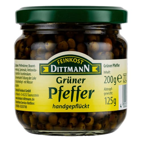 Feinkost Dittmann Grüner Pfeffer