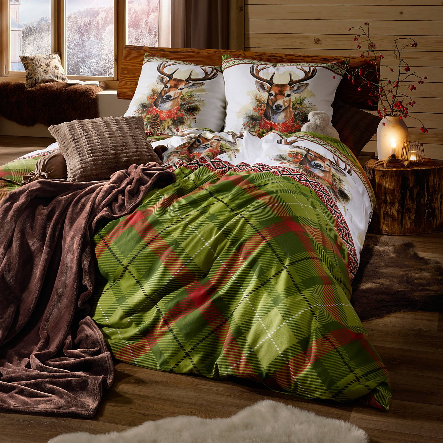 REDBEST Flanell Bettwäsche