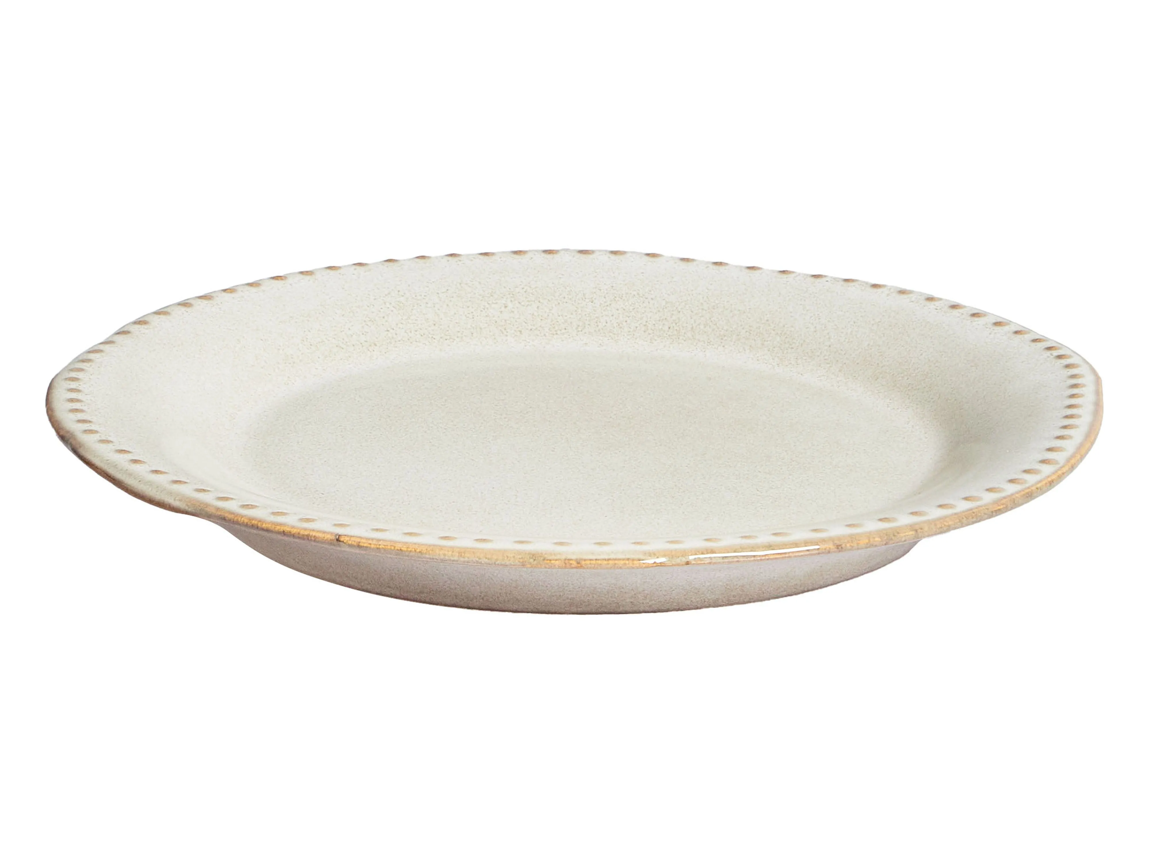 24-delige serviesset CHERVIL Steengoed Lichtbeige