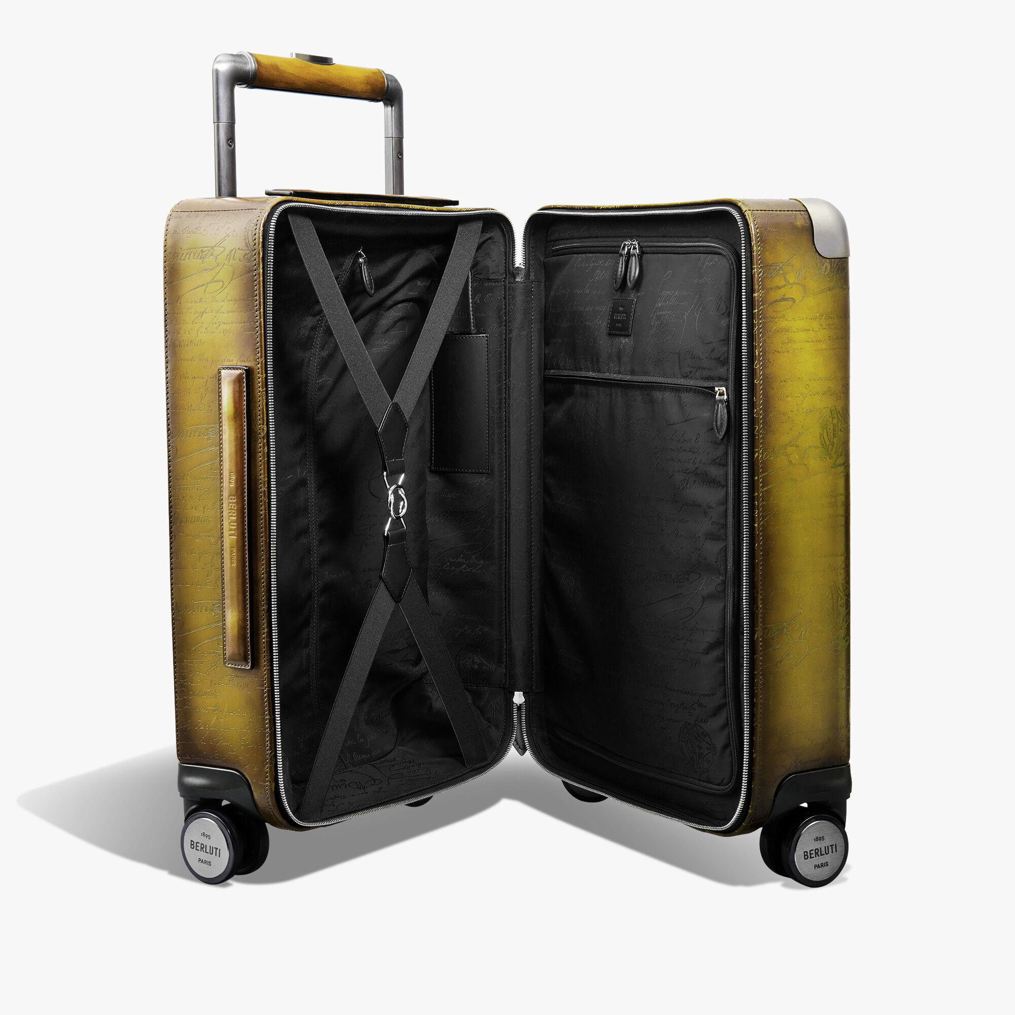 Bagage Roulant Formula 1005 En Cuir Scritto