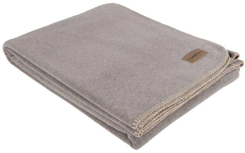 Decke Edelvelours Sand, 100 x 150 cmKuscheldecke für die Couch