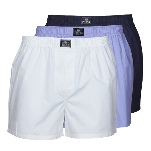 Polo Ralph Lauren - OPEN BOXER 3 PACK Blanco / Azul / Marino