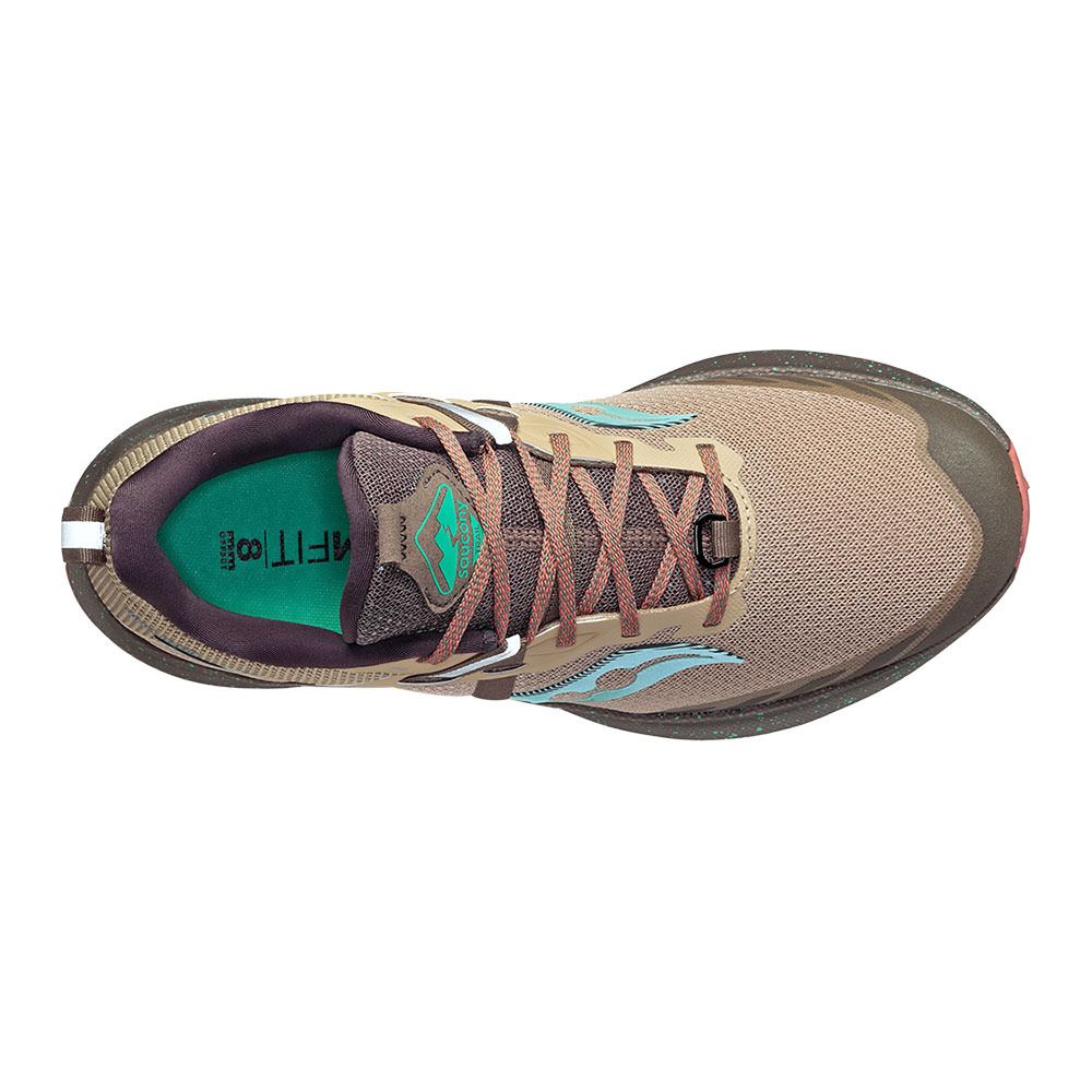 Saucony RIDE 15 TR - Chaussures trail Femme desert/sprig