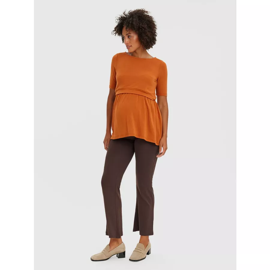 mama;licious Stillshirt MLANABELLA Bombay brown