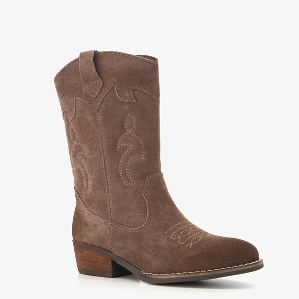 TwoDay suede meisjes western laarzen