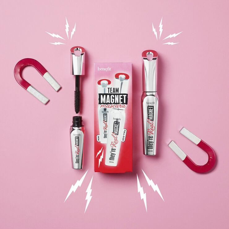 Benefit Cosmetics Team Magnet forlængende mascara sæt - Full-size & mini Theyre Real! Ma