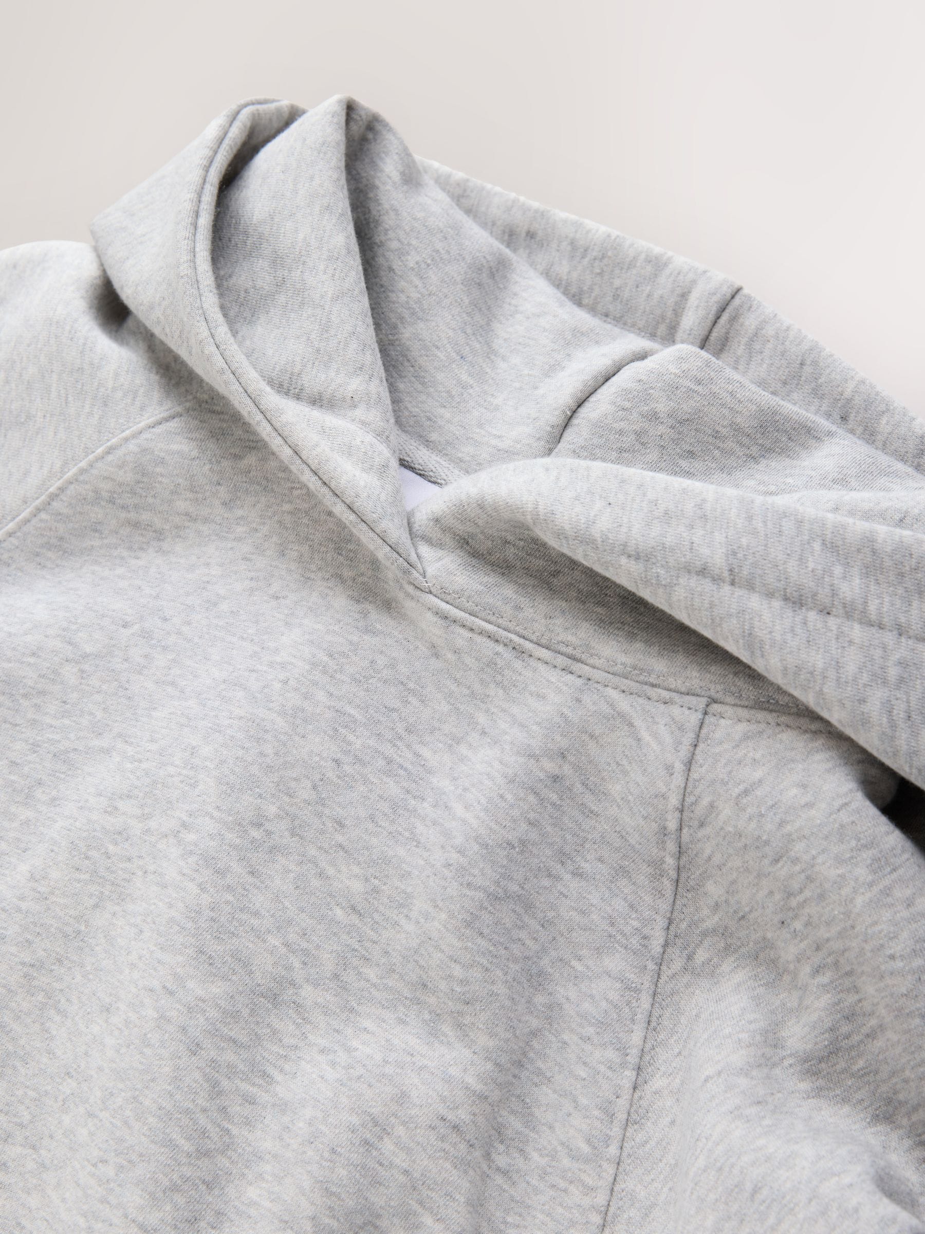 Grijs - Relaxed Fit Heavyweight Longline Hoodie