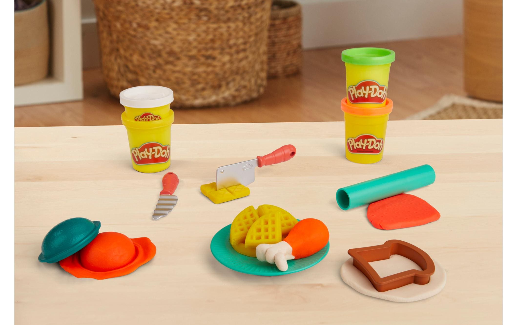 Knetspielzeug Kleiner Chefkoch Starter-SetSet mit 14 Küchen-Accessoires