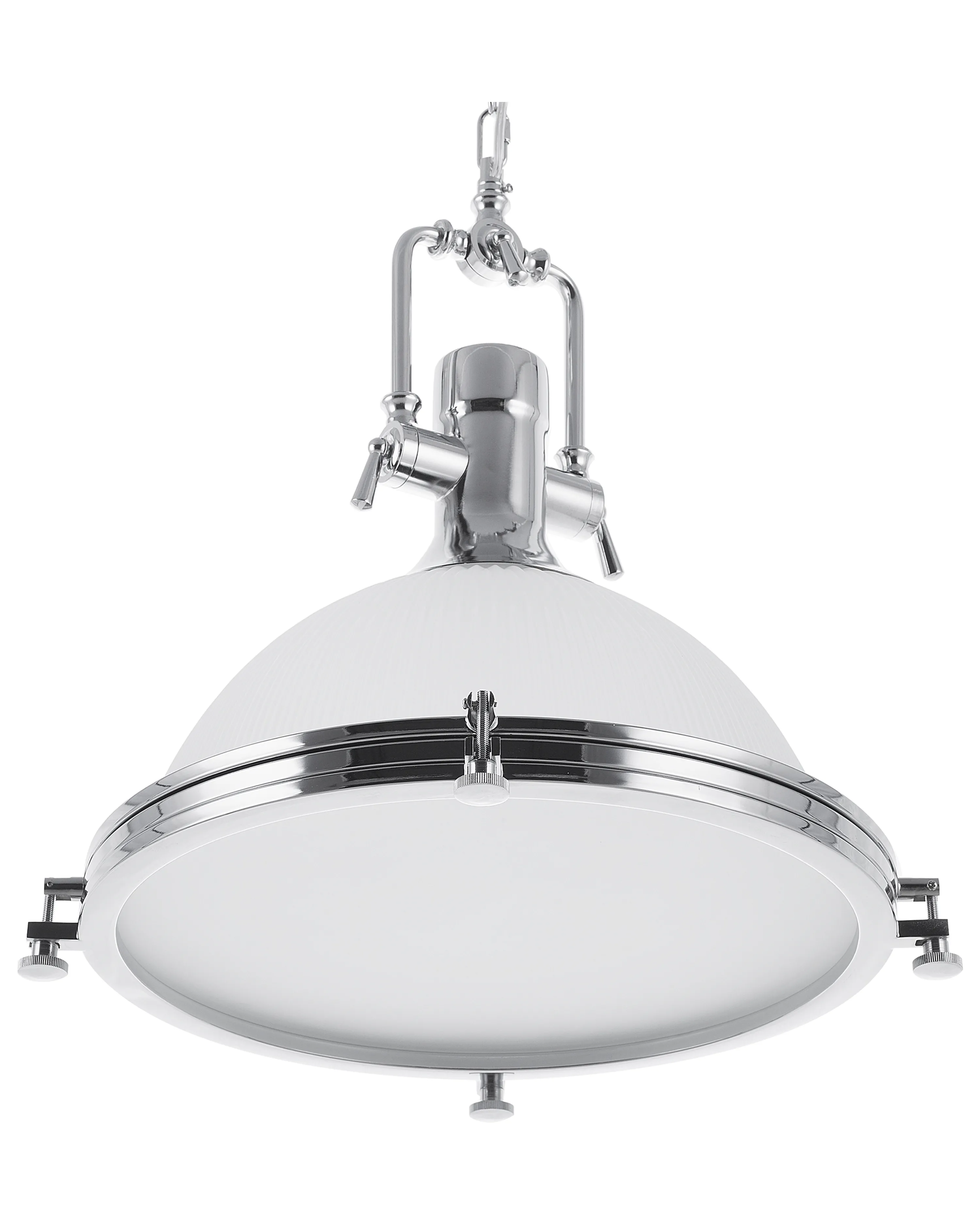 Hanglamp EBRON Glas Wit