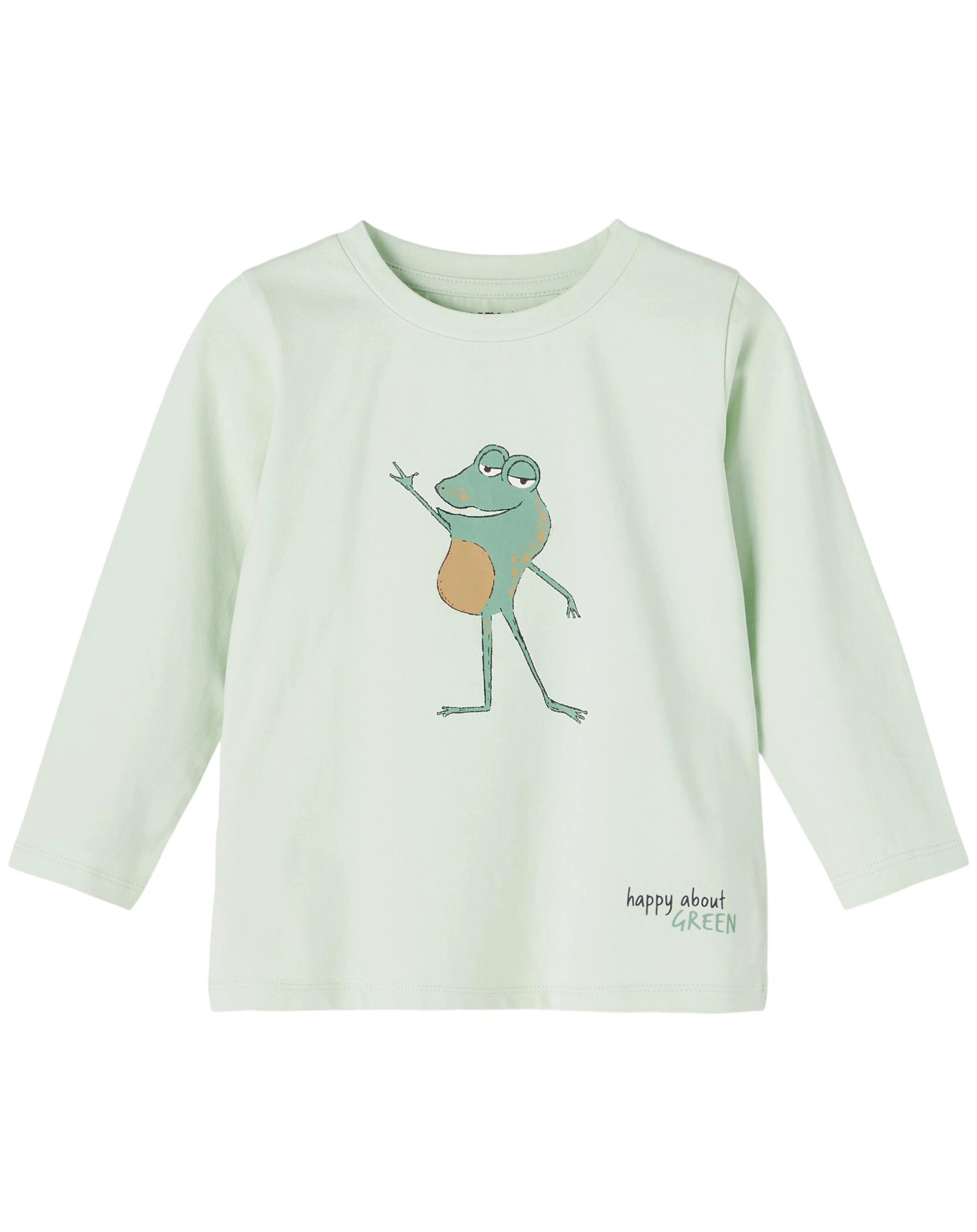 Langarmshirt NMMBILLY in subtle green