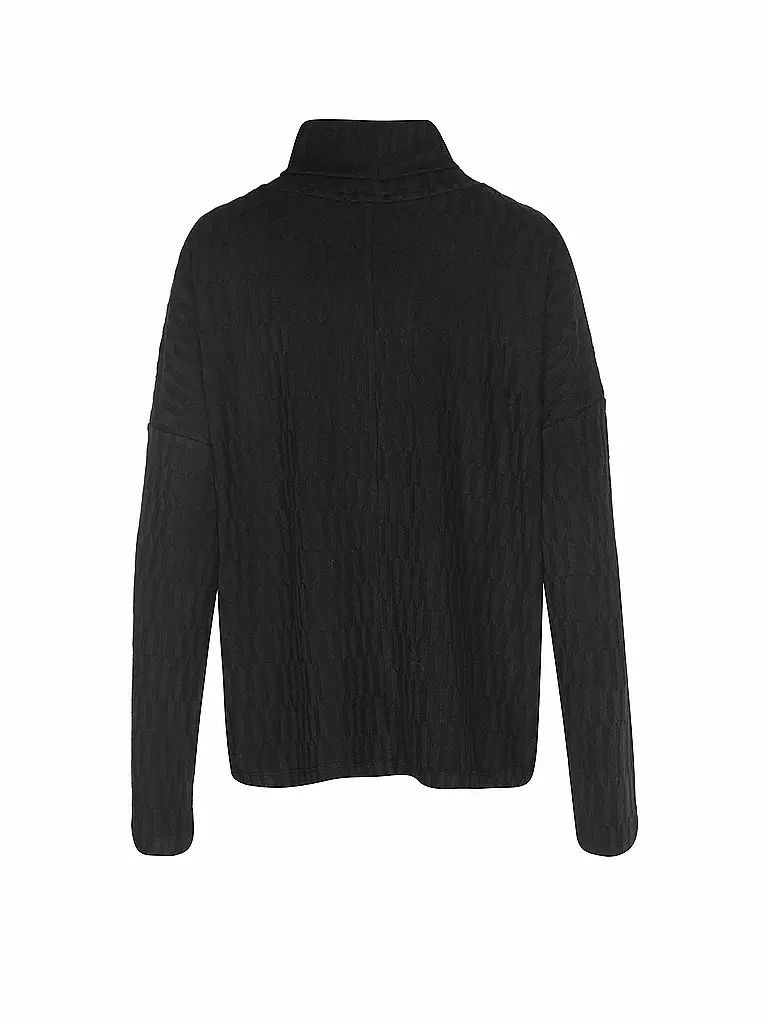 BRAX Rollkragenshirt schwarz