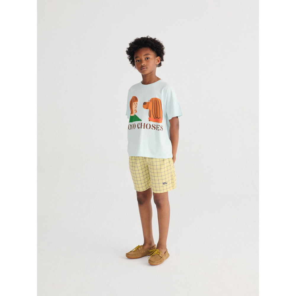 Køb Bobo Choses Yellow Spicy Window Pane Woven Bermuda Shorts