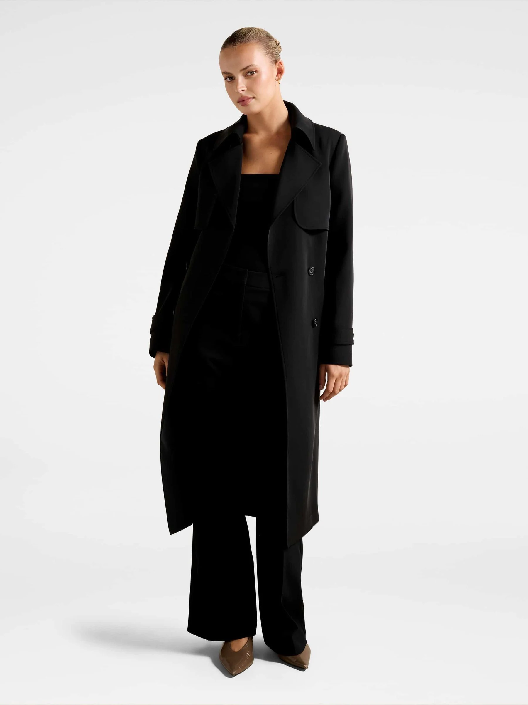 Forever New Delilah Soft Trench Coat