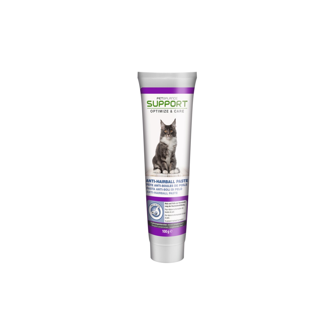 PetBalance Support Anti-Hairball Paste 100g
