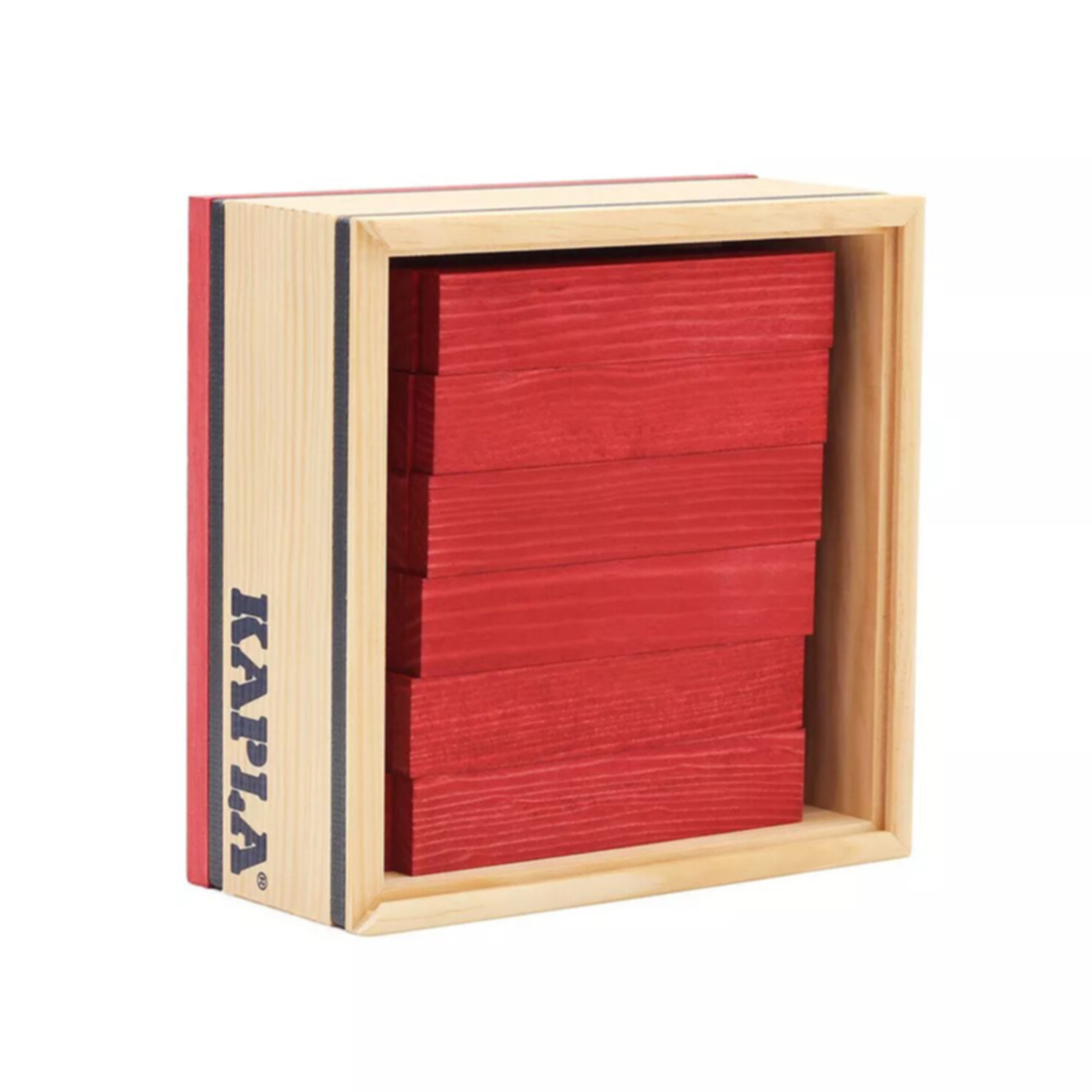 KAPLA-40er Quadrat rot
