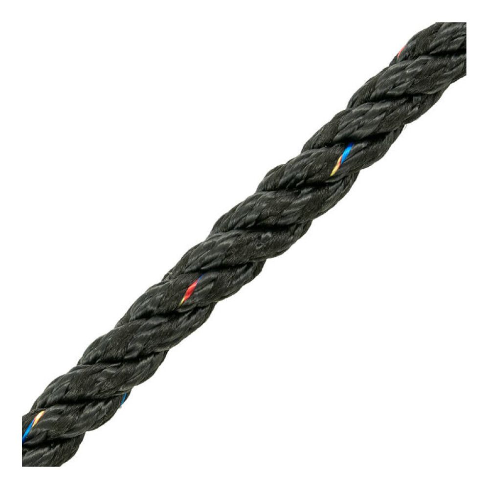 FORTØYNINGSLINE POLYROPES STORM Ø18MMX3M SVART