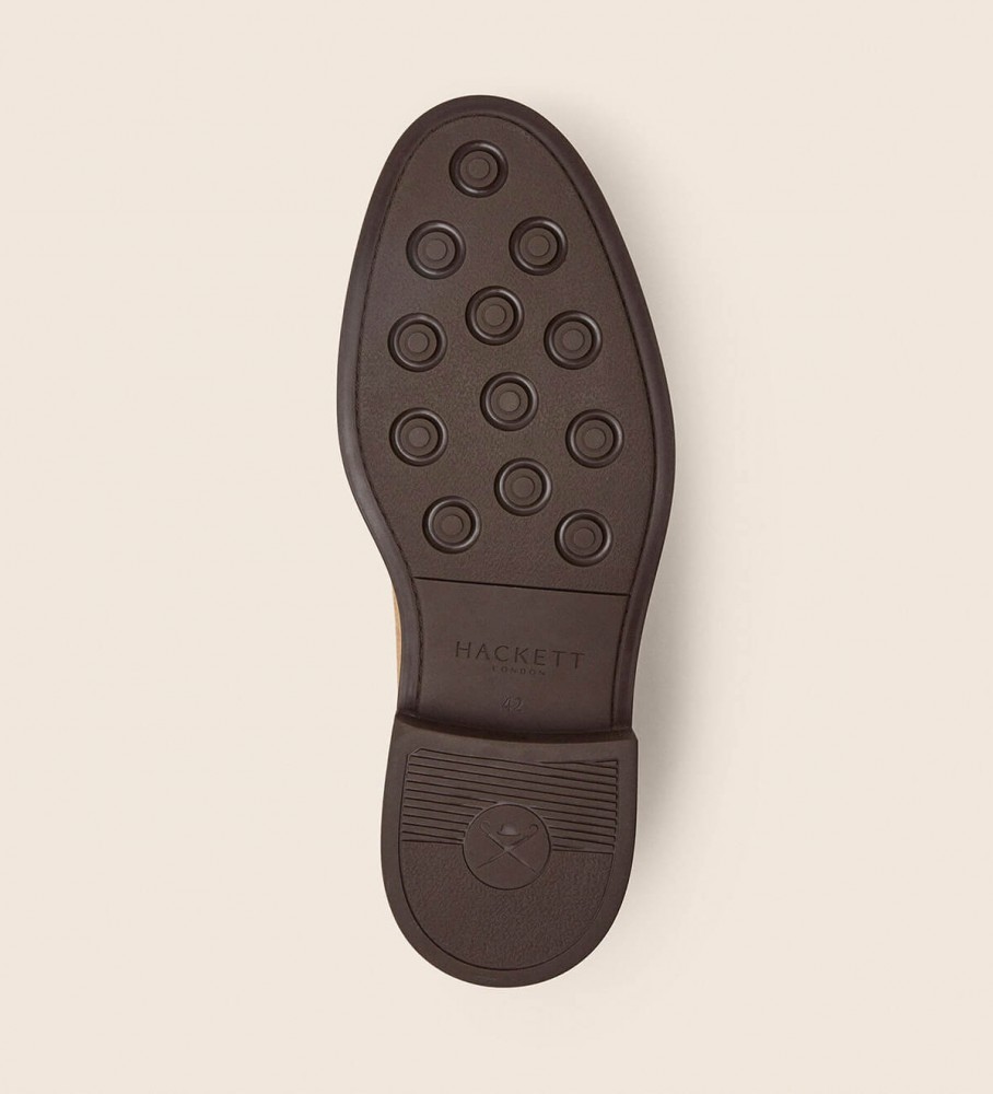 Sapatos sem cadarço Hackett Vega em couro marrom