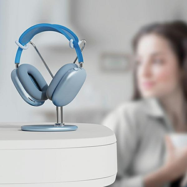 Halterung Ständer für Apple AirPods Max Over-Ear Headset - Silber / Blau