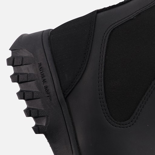 Woden Magda Track regenlaarzen zwart Rubber