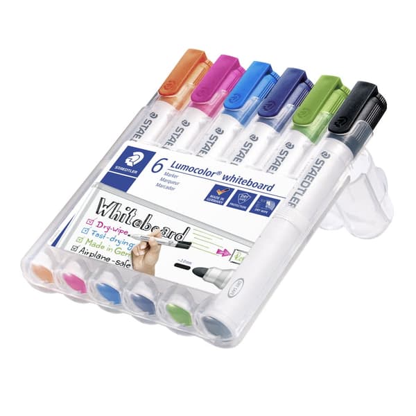 Lumocolor Whiteboardtusj 6 stk. Staedtler