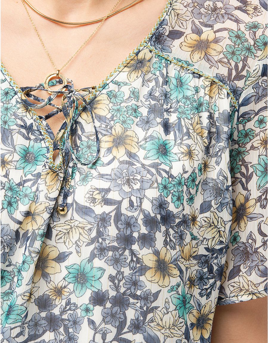Robe fluide fleurie