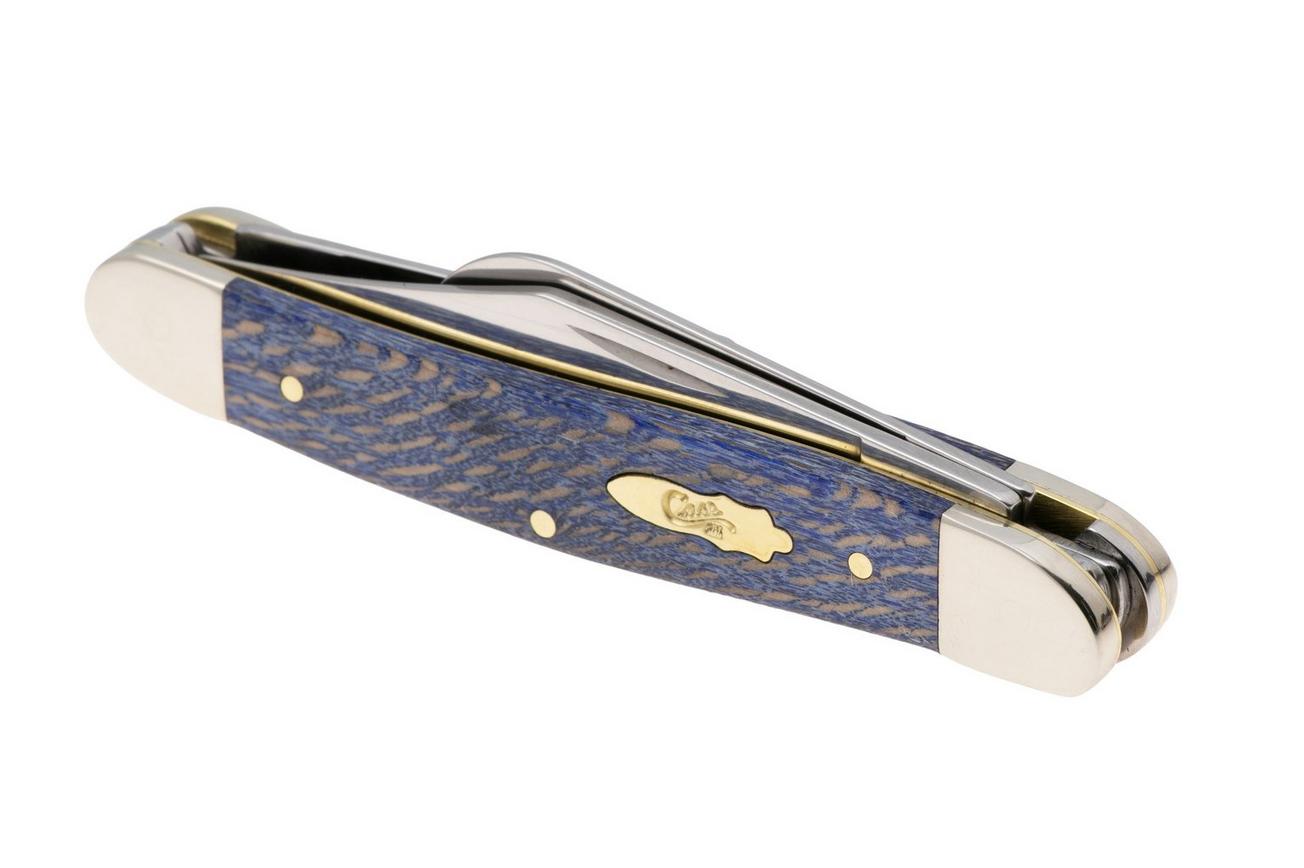 Case Stockman Blue Smooth Sycamore Wood, 63732, 7347 SS zakmes