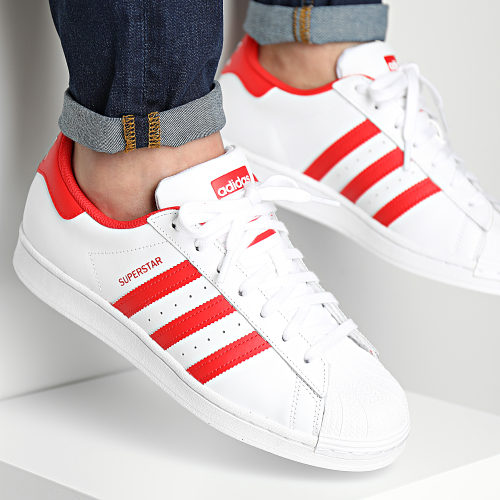 Baskets Superstar GZ3741 Cloud White Vivid Red