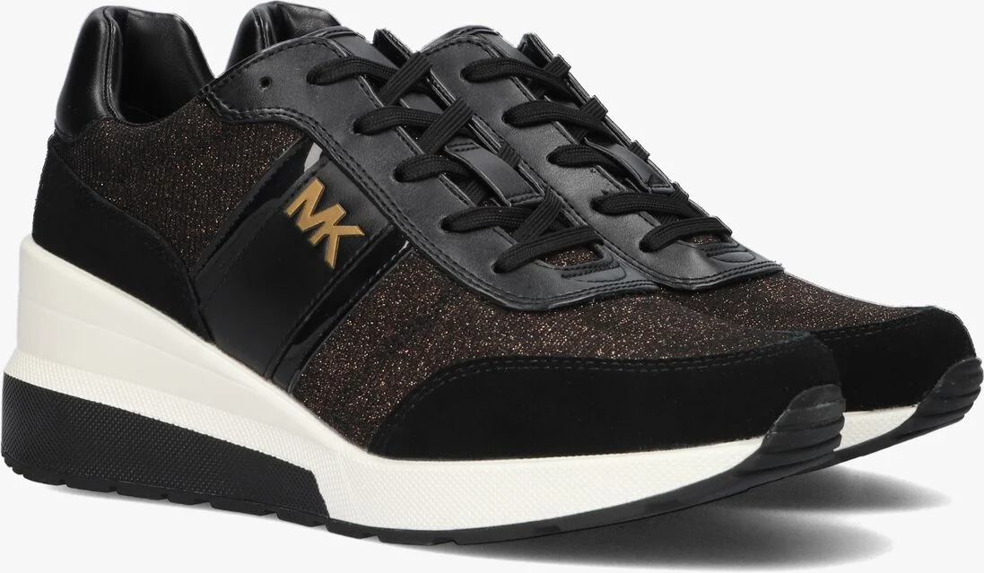 MICHAEL KORS zwarte michael kors lage sneakers mabel trainer