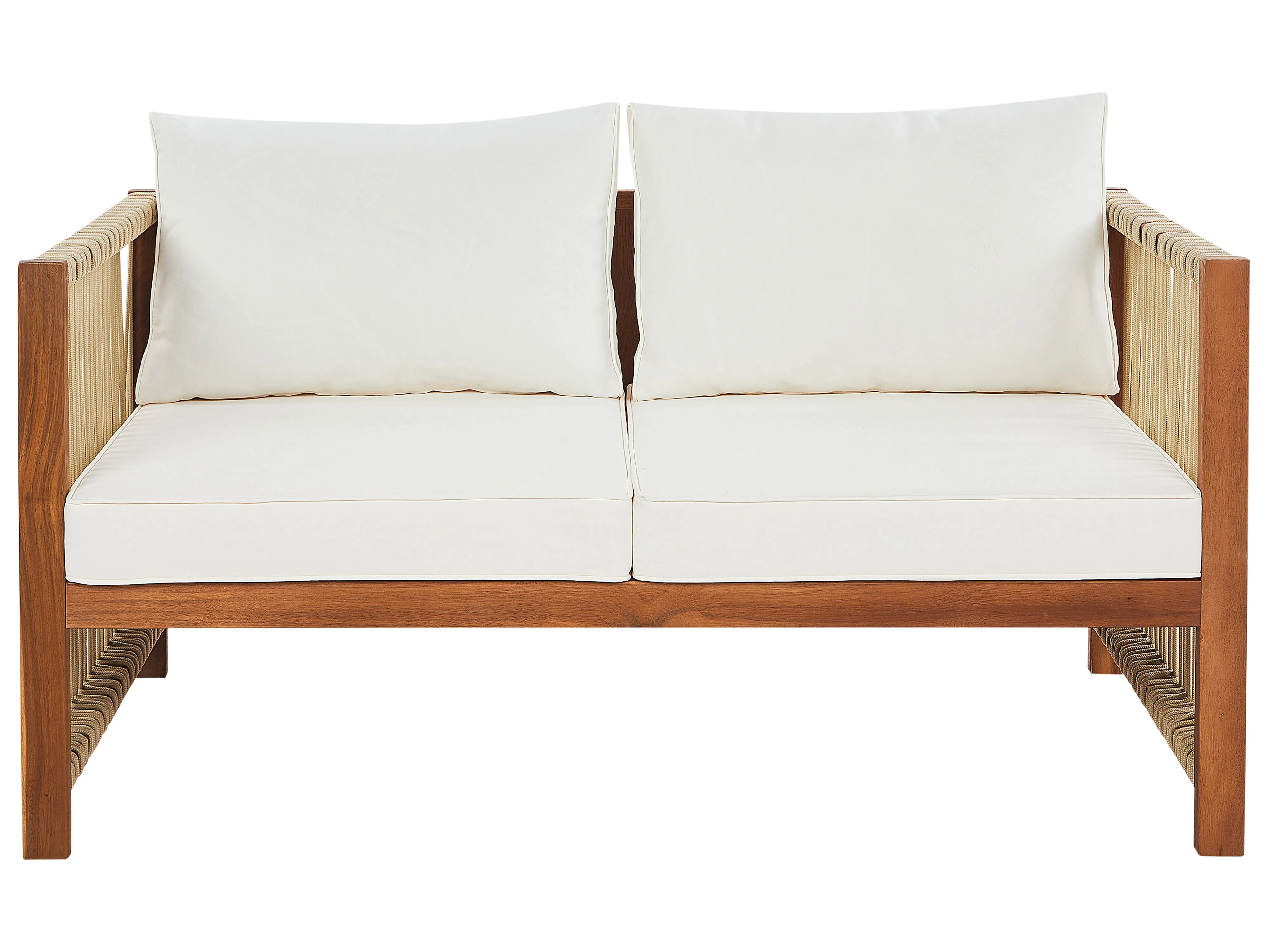 Loungeset met tafel 4-zits ANTRIA Acaciahout Beige
