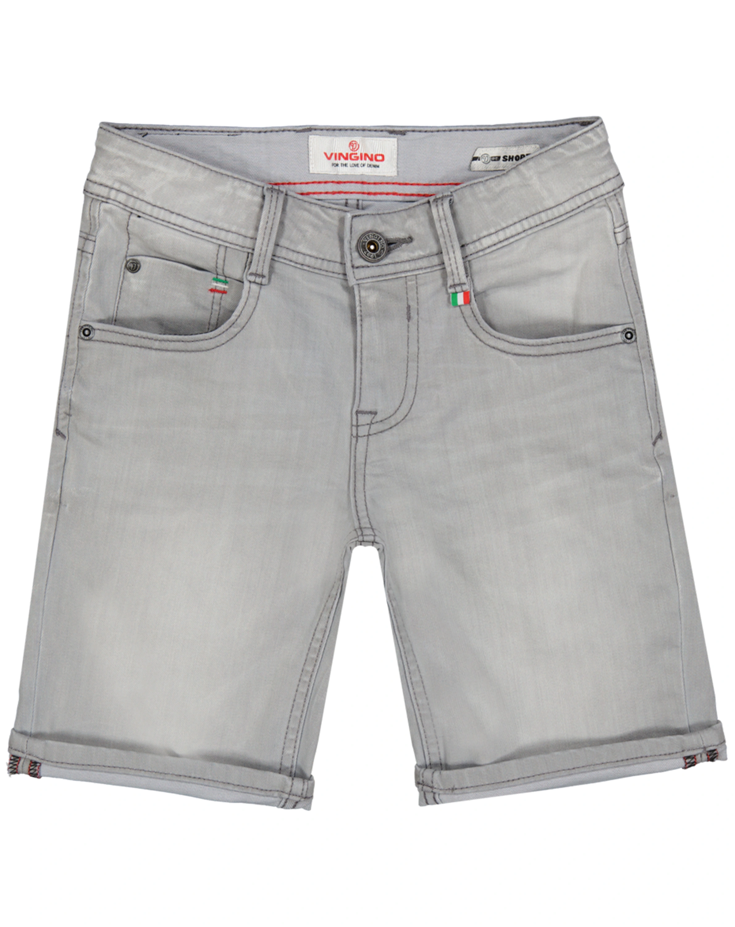 Jeans-Shorts CHARLIE in mid grey