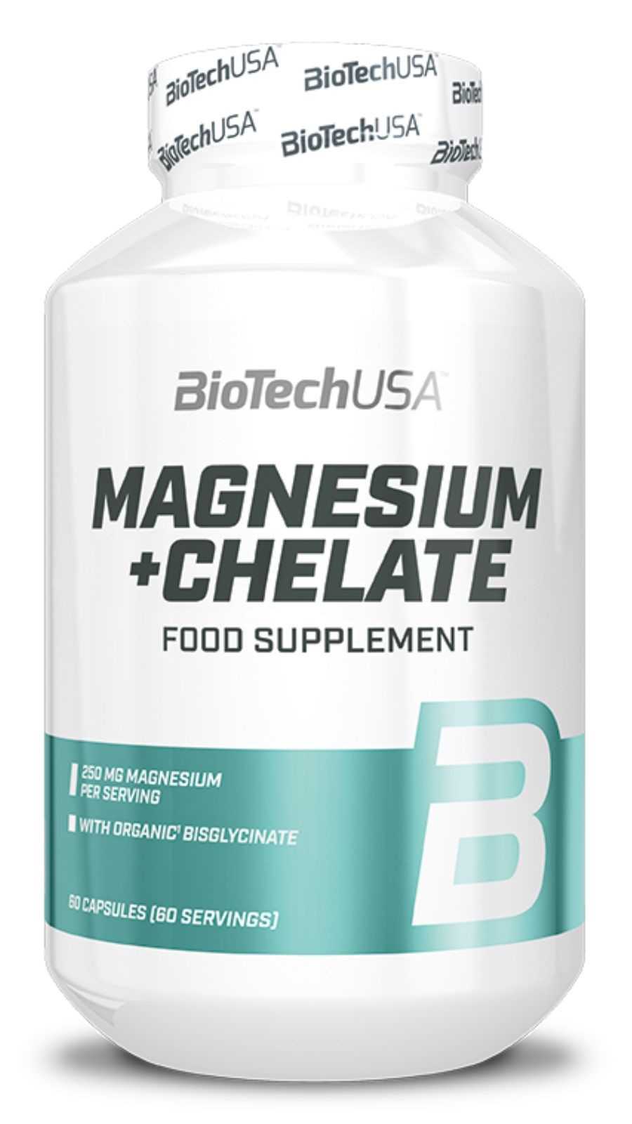 Biotech USA Magnesio + Quelato 60 cápsulas