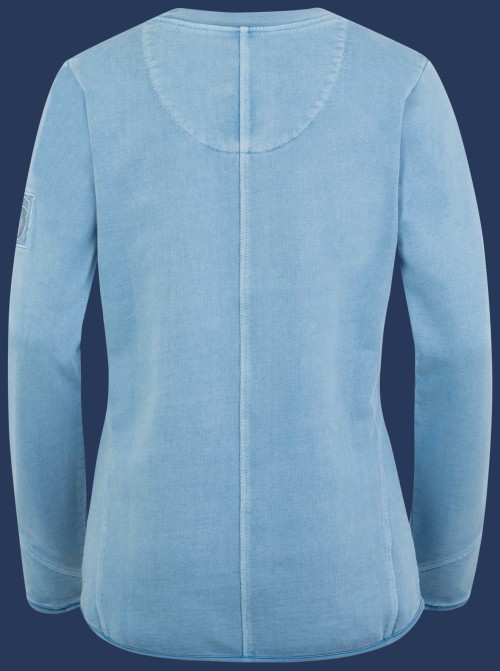Beachpullover Lady French Terry 400, Lightblue