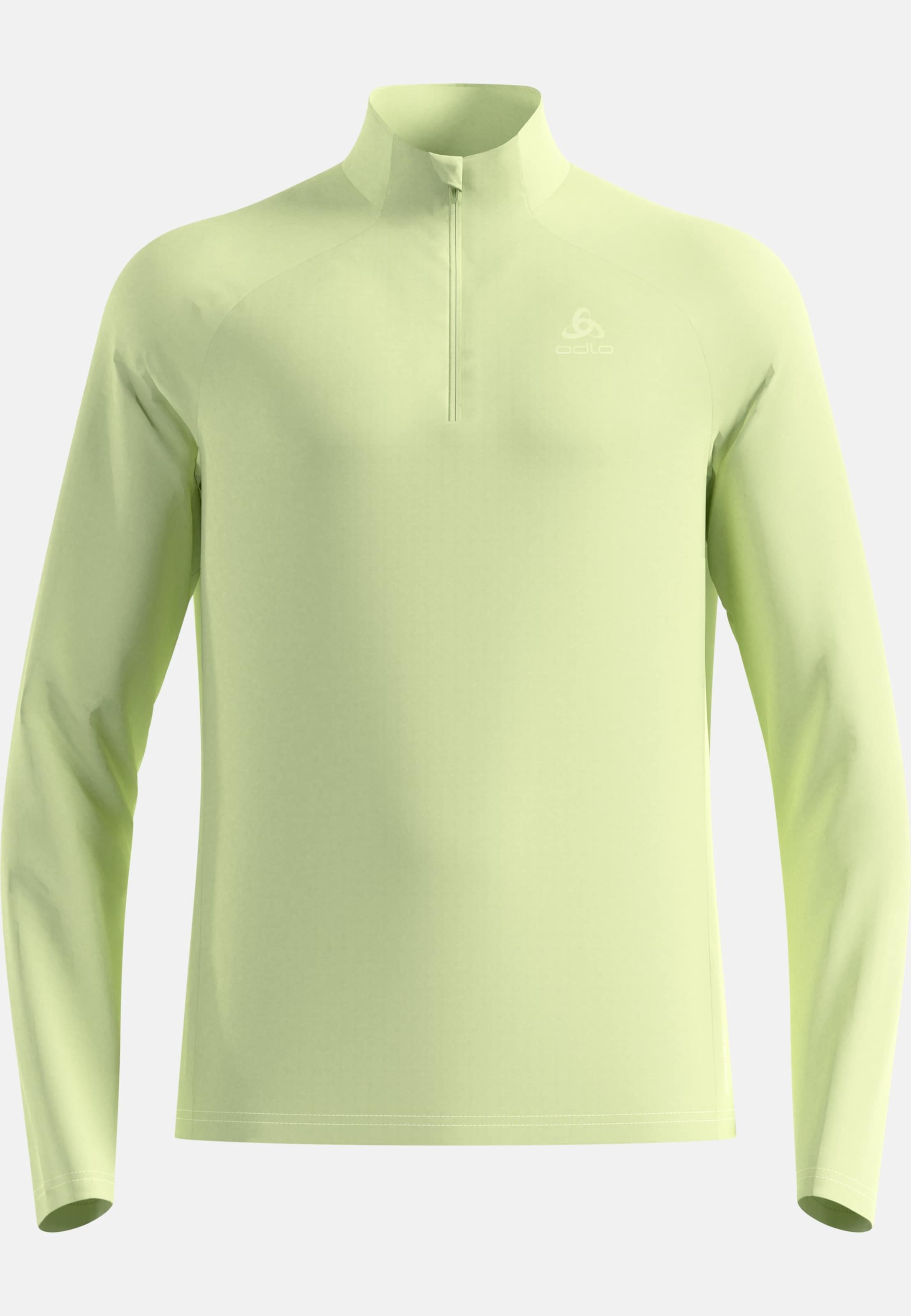 Essentials Ceramiwarm Mid Layer mit Halbreissverschluss in shadow lime