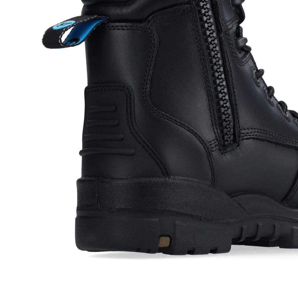 Bata Helix Longreach Rits - Brede leest - Werkschoenen - Zwart - 38