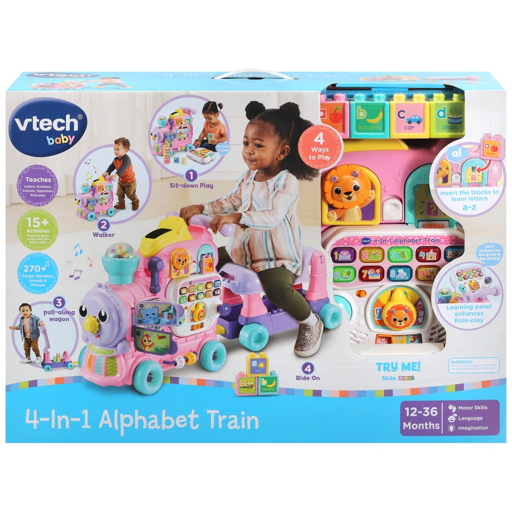 VTech 4-in-1 Alphabetzug Rosa