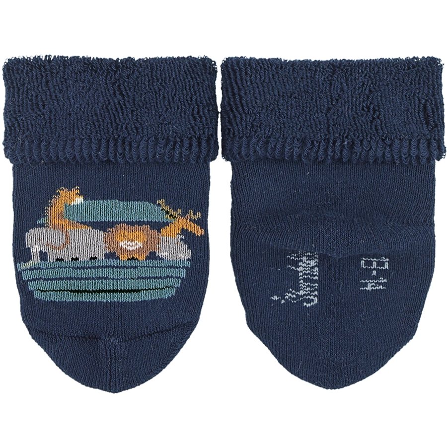 Sterntaler Baby-Söckchen 3er-Pack Arche blau