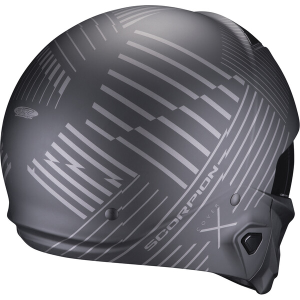 Scorpion - Casque Exo-Combat II Miles Noir Mat / Argent