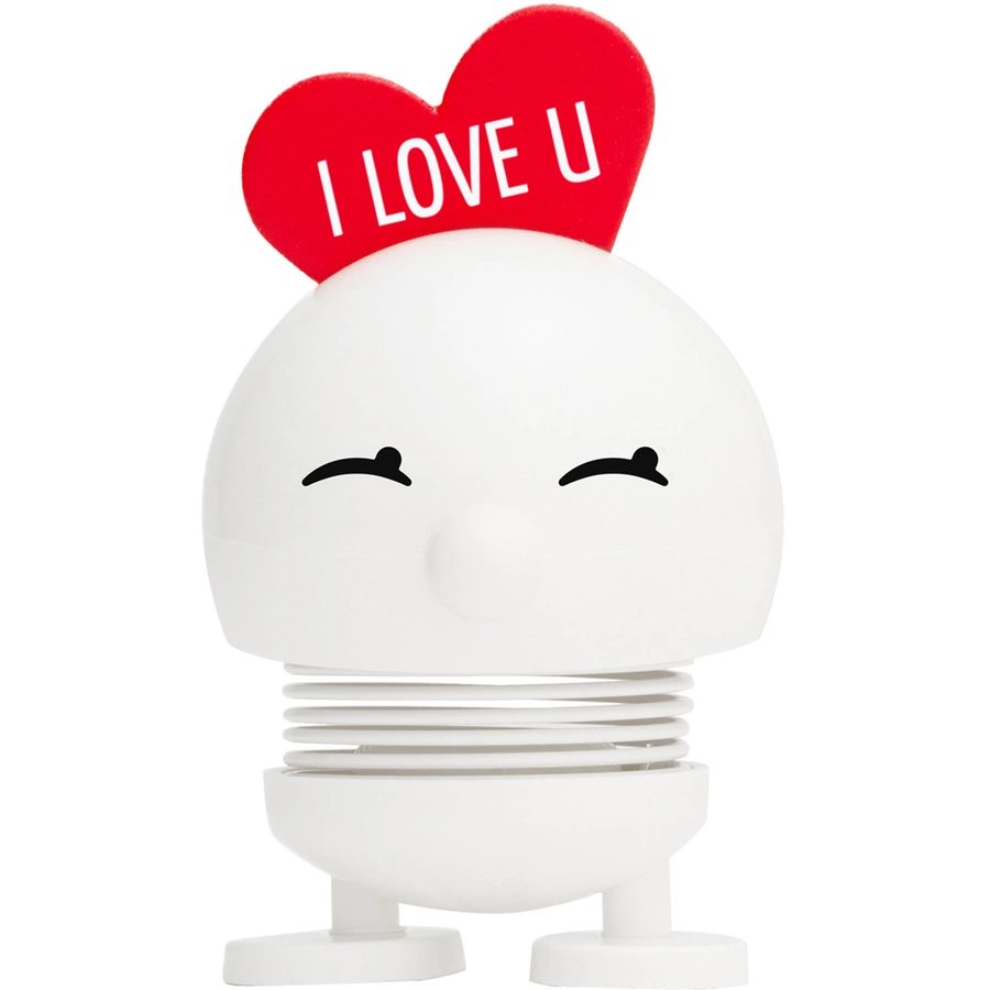 Hoptimist Dekofigur Love Bimble S 8,7 cm weiß