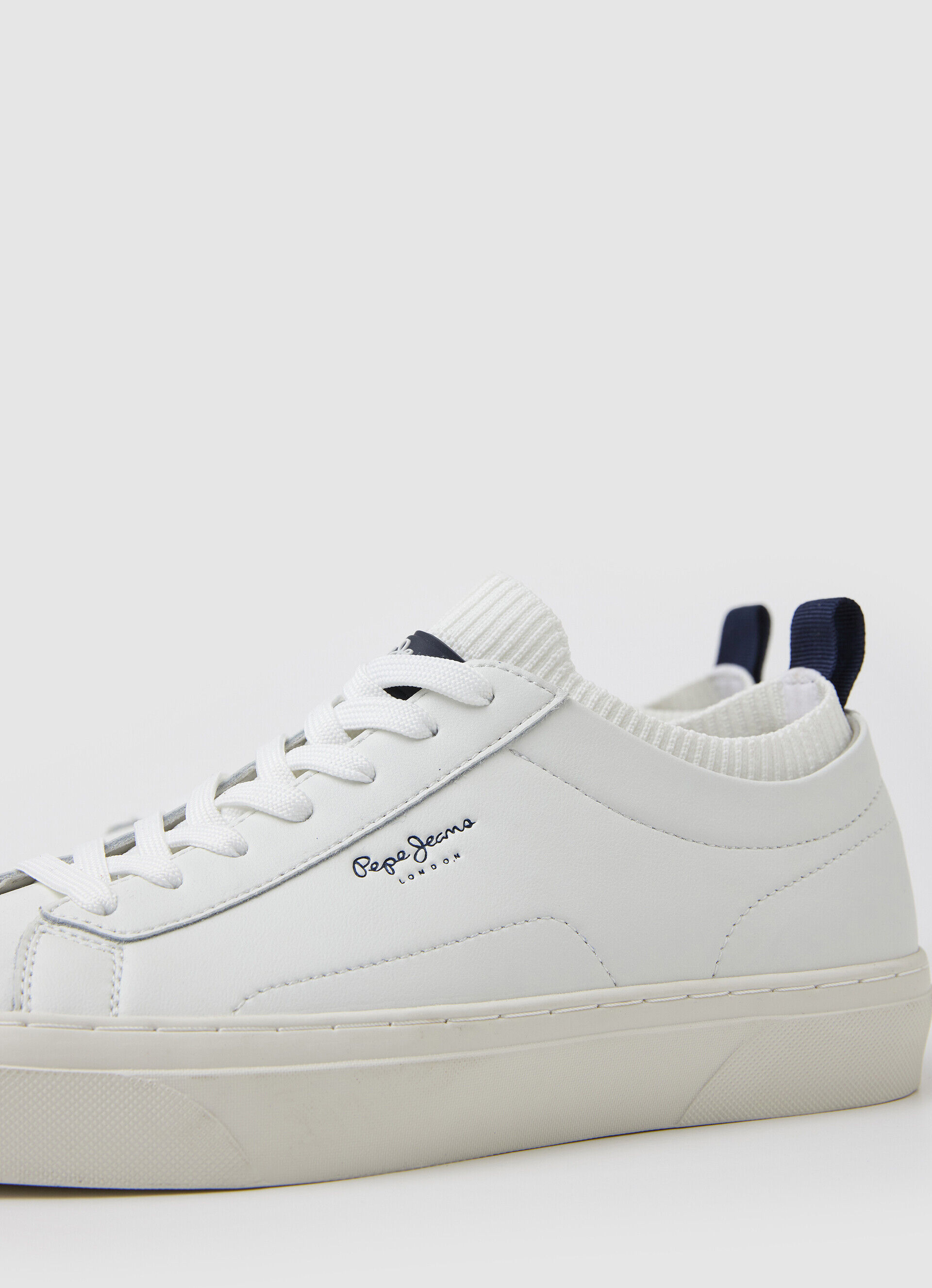 YOGI LEATHER SOCK SHIPPER - branco