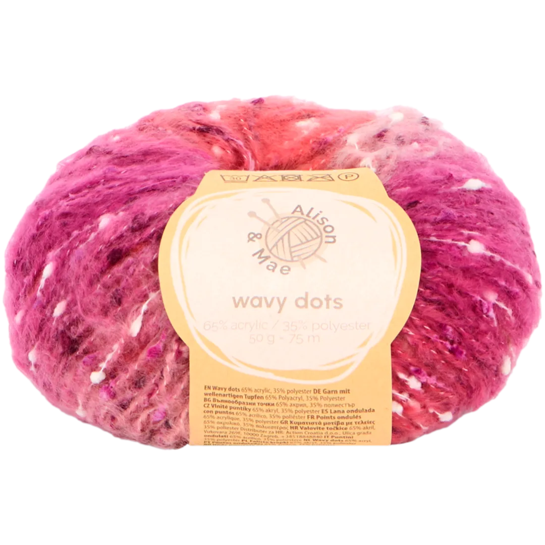Alison & Mae spikkelgaren 50 gram | diverse kleuren