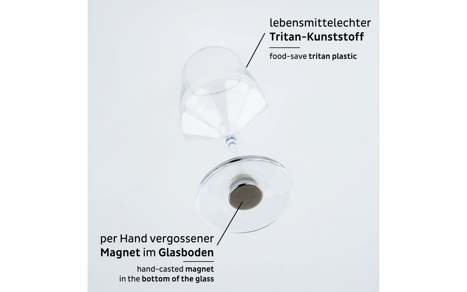 Silwy Magnet-Kunststoffgläser WEIN CLASSIC