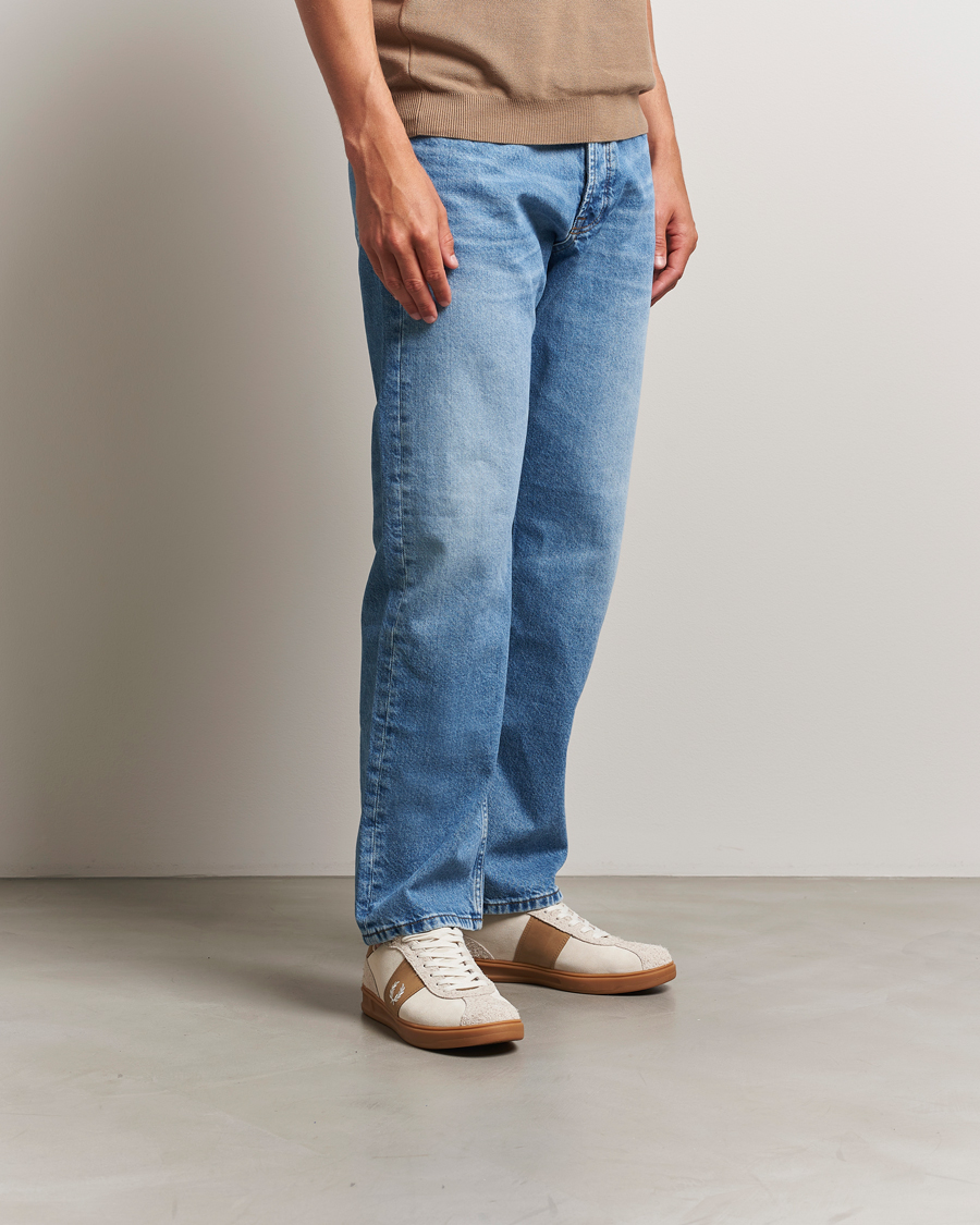 Fred Perry B4 Suede Sneaker Ecru/Snow White
