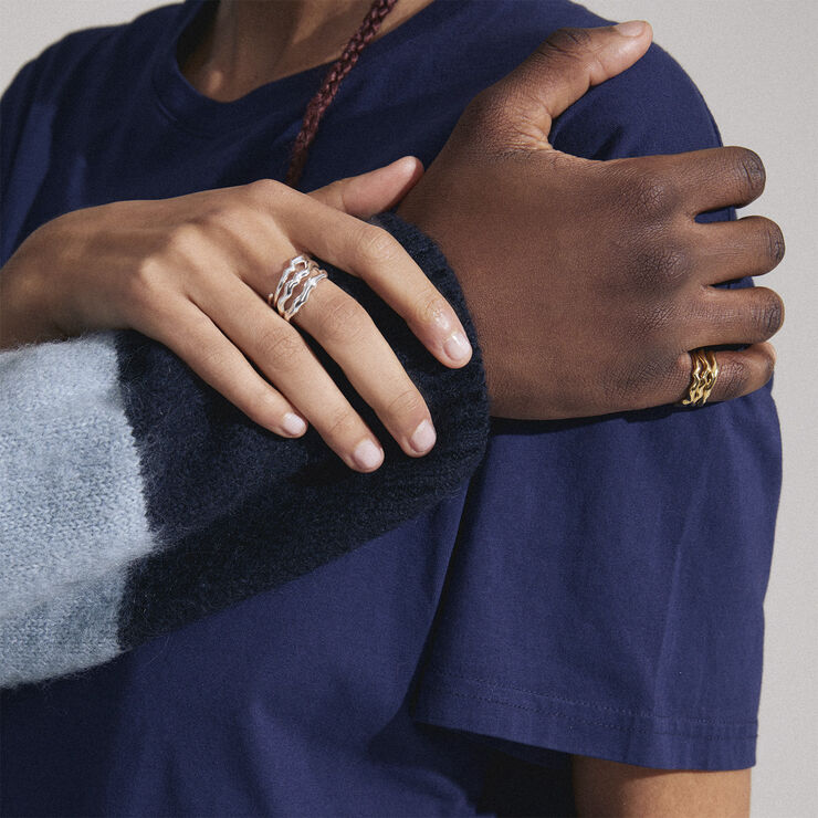 Pilgrim PENELOPE recycled ring gold-plated Guld