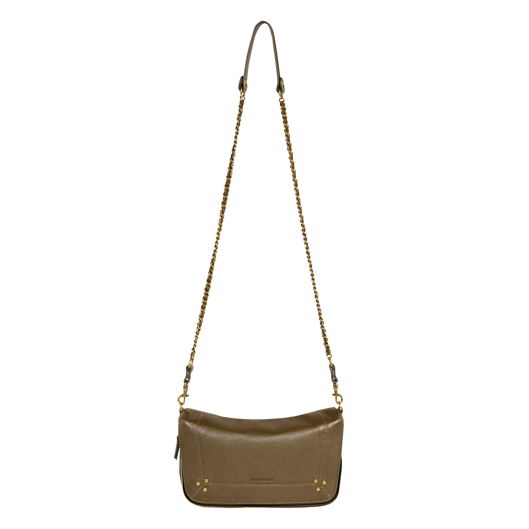 BOBI S - Sac bandoulière en cuir | Kaki