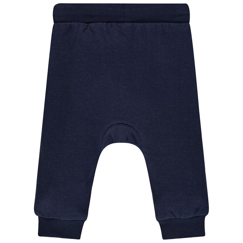 Pantalon de jogging en molleton à poche kangourou et oreilles de tigre - Gris foncé